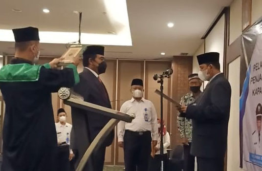 Penjabat Lurah Sendangadi Jaka Susanta Resmi di Lantik Oleh Panewu Mlati Sleman 