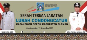 SERAH TERIMA JABATAN LURAH CONDONGCATUR…