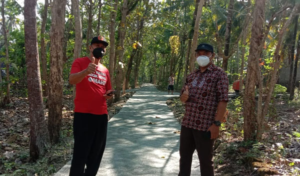 Proyek Padat Karya Sidomulyo Bambanglipuro Menyentuh Kalangan Bawah Berikan Lapangan Kerja Juga Penghasilan 