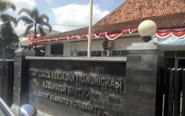 Disnakertran Bantul Gulirkan Padat Karya Tahun 2021 