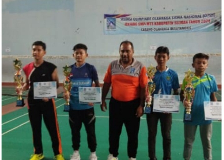  Panen Juara  : PB Wirtartama Jaya  di Cabang Bulutangkis O2SN Sleman dan Kota Yogyakarta 2024