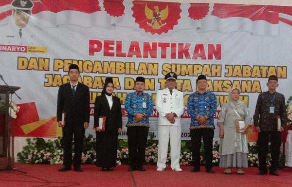 Lurah Margoluwih Sleman Juli 2024 Lantik Kaur Tatalaksana - Jagabaya