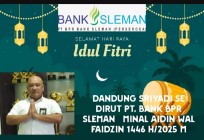 Dirut PT. BPR. Bank Sleman, Selamat…