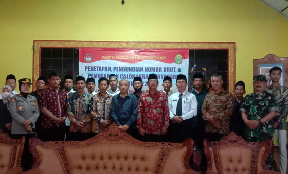 4 Bakal Calon Lurah Tirtosari Kretek Bantul 2022 Ditetapkan Untuk Kampanye Damai