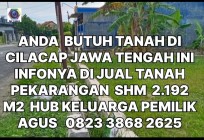 Jual Murah dan Cepat Tanah SHM…