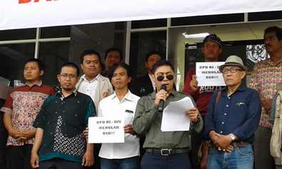 DPD RI Wadah Aspirasi Non Partisan Tapi Malah Berantem 'Sejumlah Element Masyarakat DIY Mengecam Aksi Kekerasan 