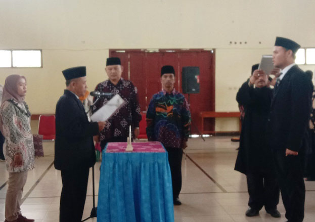 Nanang Krisnadi Dilantik Sabagai Dukuh Mersan Kalurahan Donotirto Bantul