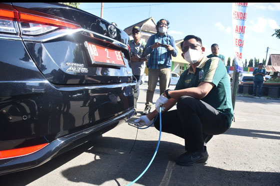 Bentuk Komitmen Kurangi Polusi Udara. Pemkab Sleman Adakan Uji Emisi Gratis Mobil Roda Empat