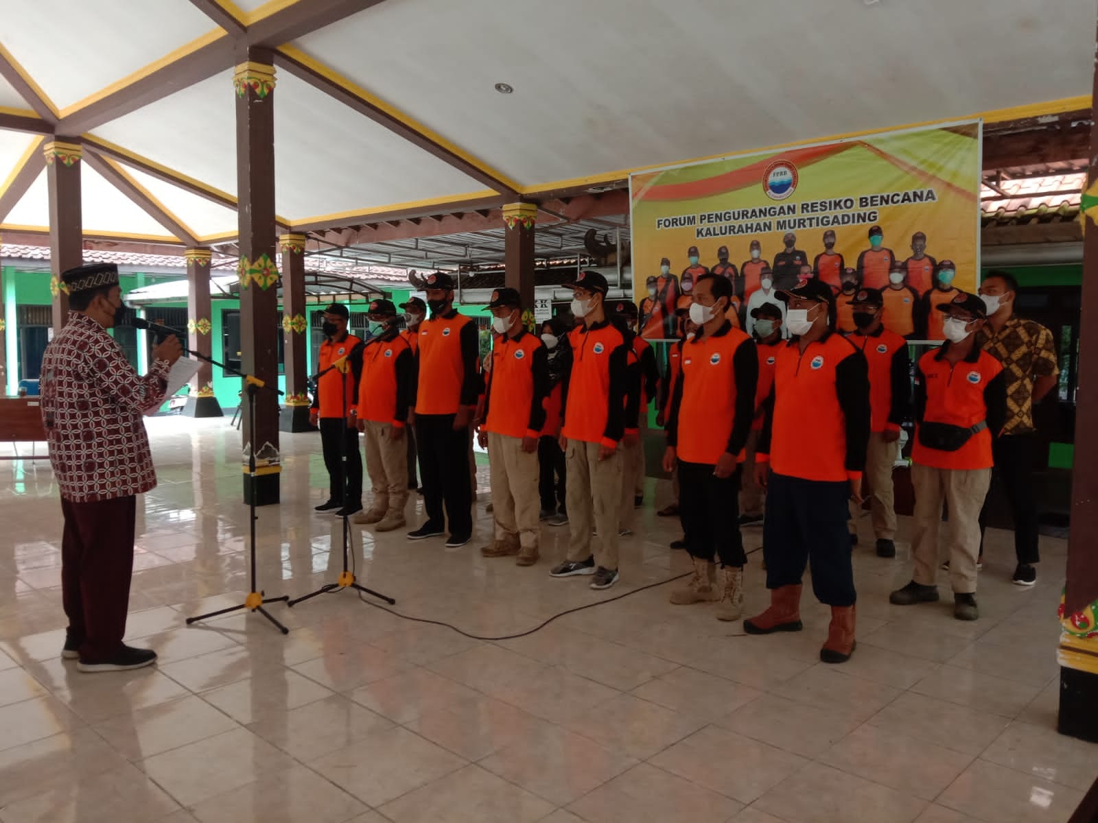 FPRB Murtigading Bantul Di Kukuhkan  Dan Siap Tugas Meski Tanpa Gajian 