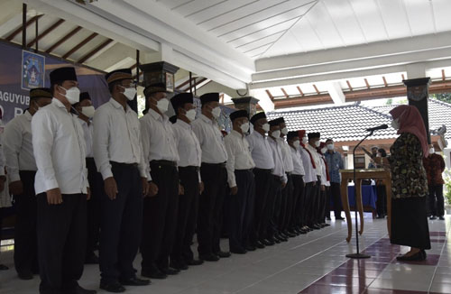 Pengurus Paguyuban Dukuh Sleman Cokro Pamungkas Periode 2021- 2026 Dikukuhkan