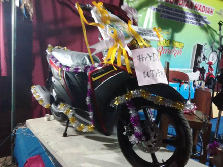 Warga Jakarta Raih Hadiah Motor Dari Mini Zoo Jogja Exotarium
