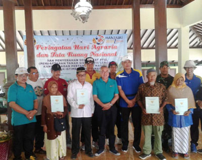 Sertifikat tanah merupakan kepastian hukum hak milik.