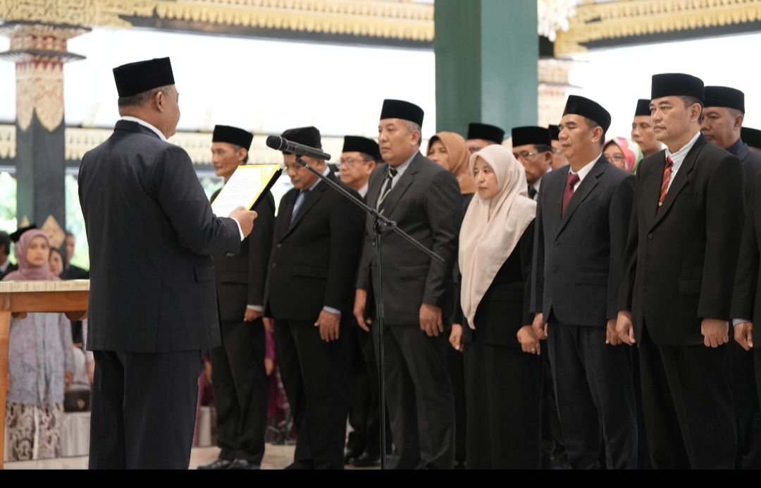 22 Pejabat Pimpinan Tinggi Pratama Kabupaten Sleman  Dilantik Segera Bekerja Melayani Masyarakat