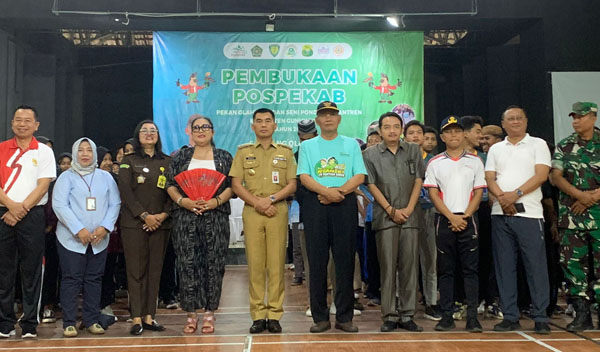 Pekan olah raga dan seni pondok pesantren Gunungkidul tahun 2023 