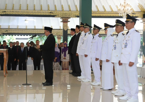 Jelang Tutup Tahun 2023 Sebanyak 46 Pejabat Pemkab Sleman Dilantik