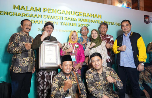  SLEMAN BERHASIL RAIH PENGHARGAAN KABUPATEN/KOTA SEHAT SWASTI SABA KATEGORI WIWERDA