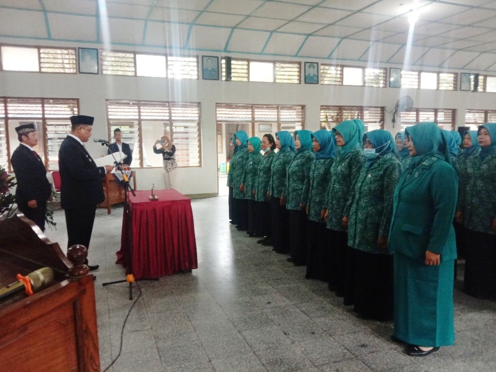 Tim Penggerak PKK Kalurahan Tirtomulyo Kretek Bantul 2023 Di Kukuhkan