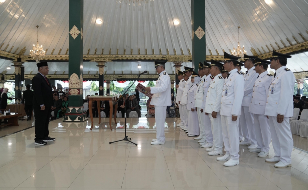  155 Pejabat Administrator, Pengawas dan Kepala Puskesmas di Lingkungan Pemkab Sleman Resmi Dilantik