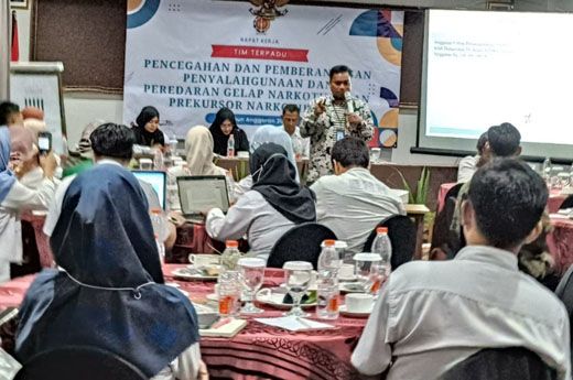 Badan Kesbangpol DIY Raker Tim Terpadu P4GN "Aksi Bersama Melawan Narkoba"