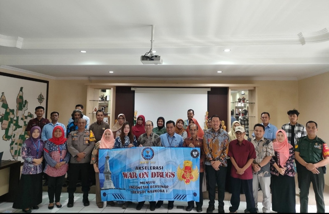 Monev Sekretariat Kabinet RI, Biro Perencanaan dan Direktorat Advokasi BNN RI Kunjungi Condongcatur 