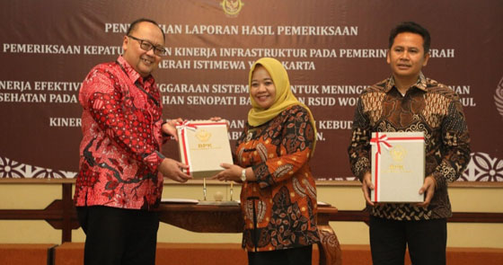 PEMKAB SLEMAN TERIMA LHP KINERJA PEMAJUAN DAN PELESTARIAN KEBUDAYAAN
