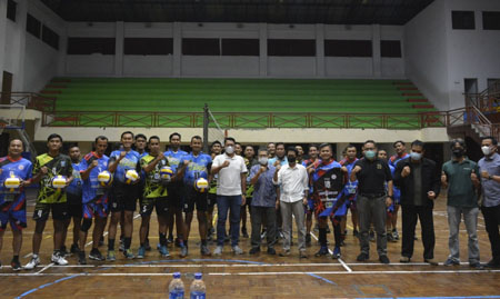 Wabup Sleman Danang Maharsa, Resmikan Tim Pemkab Sleman Volly Ball