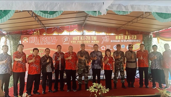HUT PSMTI Ke-25 dan HUT TNI ke-78, TH 2023 Gelar Baksos Donor Darah