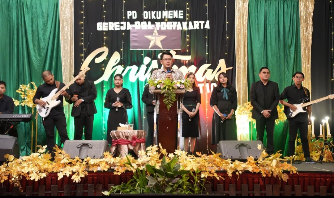  WABUP SLEMAN DALAM PERAYAAN NATAL 2023  AJAK UMAT BERAGAMA RUKUN MBANGUN SLEMAN
