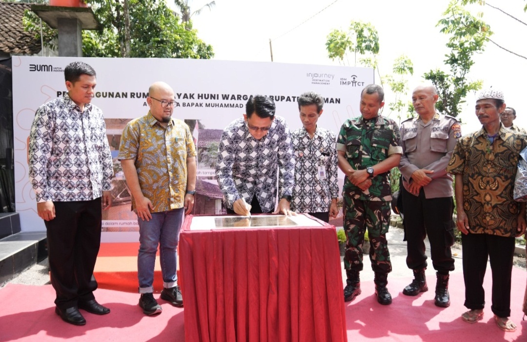 Rumah Layak Huni Bantuan PT TWC Diresmikan. Dorong Kerberlanjutan Kerjasama Untuk Sejahterakan Masyarakat Sleman