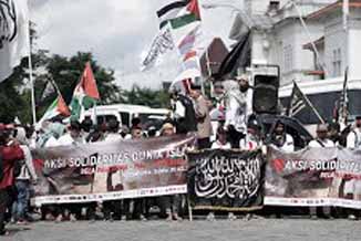 40 ormas Islam Melaukan Aksi Solidaritas Dunia Islam di Gelar di Yogyakarta