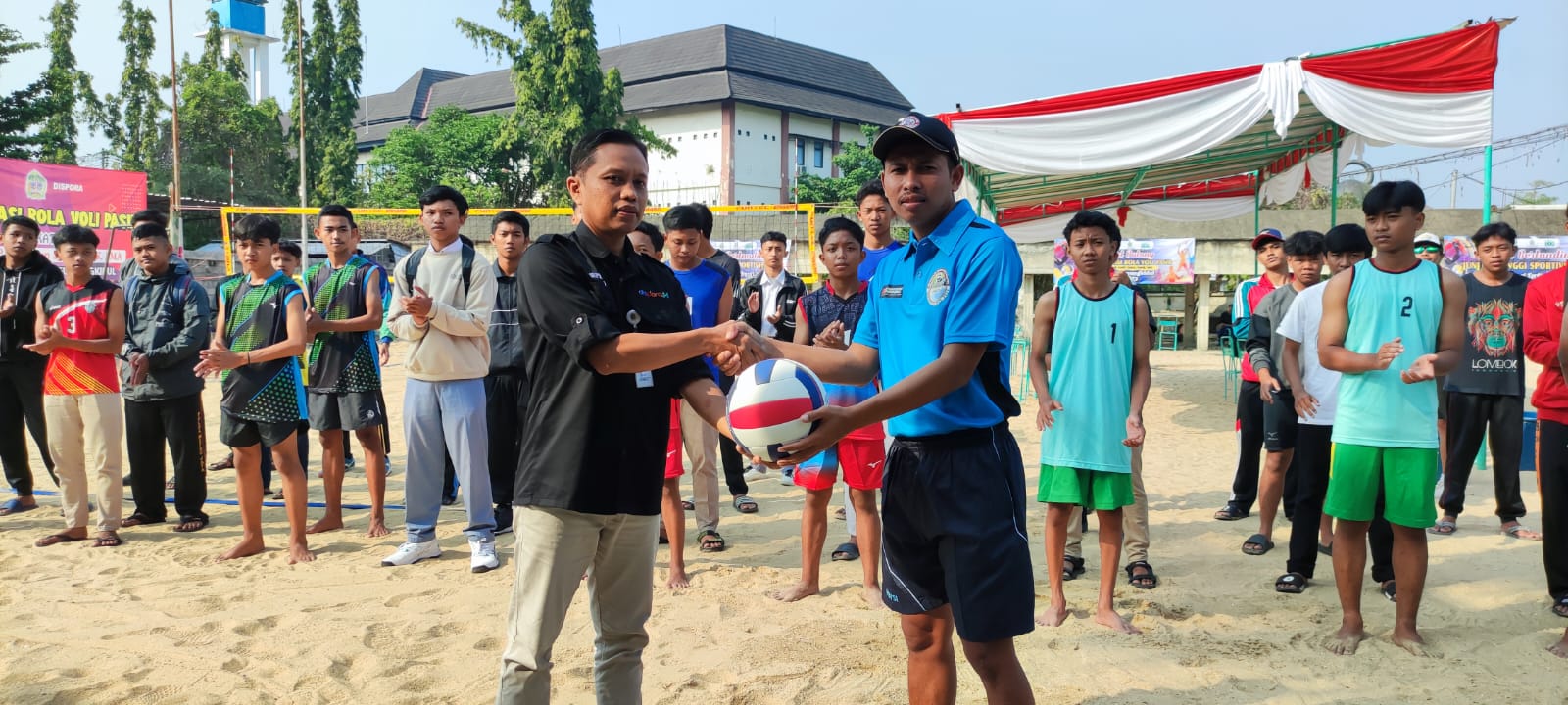Jaring Atlit Potensial Dispora Gunungkidul Gelar Bola Voly Pasir 2023