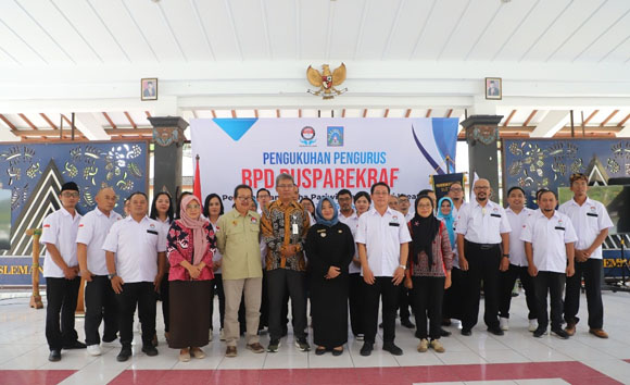 Pengurus BPD Pusparekraf Sleman Dikukuhkan 