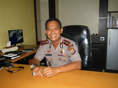  KAPOLRES GUNUGKIDUL AKBP NUGRAH TRIHADI ‘KEAMANAN  DENGAN  PENDEKATAN PERSUASIF.