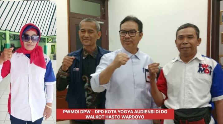 DPW PWMOI DIY - DPD PWMOI KOTA AUDIENSI DENGAN WALIKOTA YOGYA SIAP KUKUHKAN PENGURUS