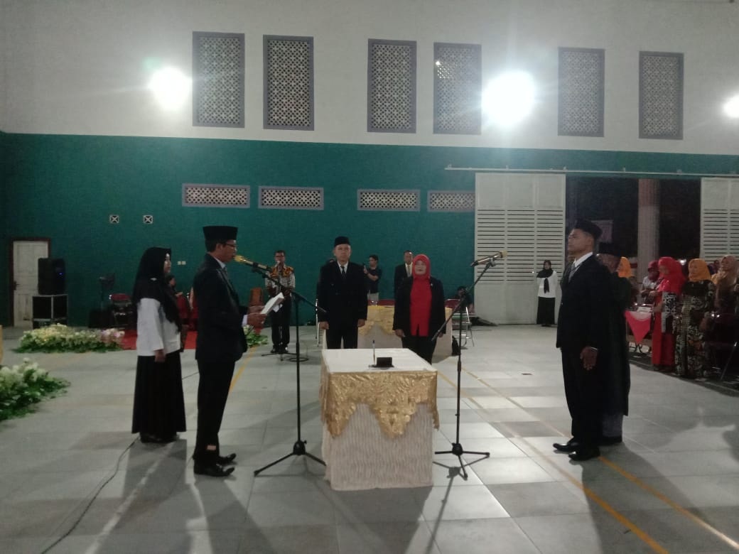 Jelang Ramadan 2023 Lurah Triharjo Pandak  Bantul Lantik Kamituwa