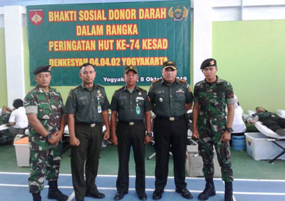 Baksos HUT Ke -	74 Kesehatan Angkatan Darat di Gelar DI Yogyakarta