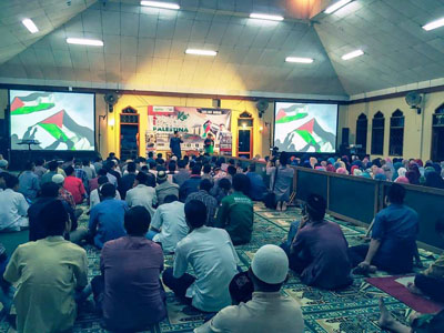 Syeikh Husein Gaza Kumpulkan Donasi 650 Juta untuk Bantu Palestina