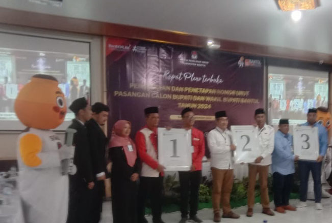 Dosen Untoro Hariadi – Lurah Wahyudi Anggoro Hadi Siap Bertarung Melawan Incumbent  Di Pilkada Bantul 2024 Ini Nomor Urutnya 
