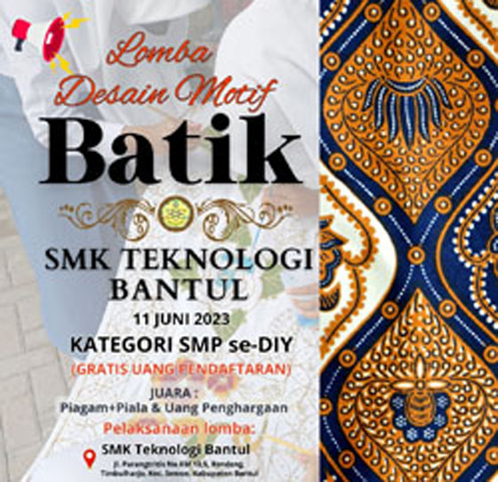 Lomba Desain Batik SMP SE DIY