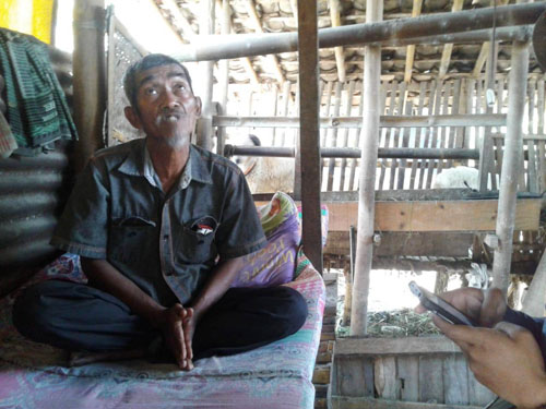 Zaman Kaya Gini  Sarmiskam Warga Jambidan Bantul Tinggal di Gubuk Reot Kandang Kambing