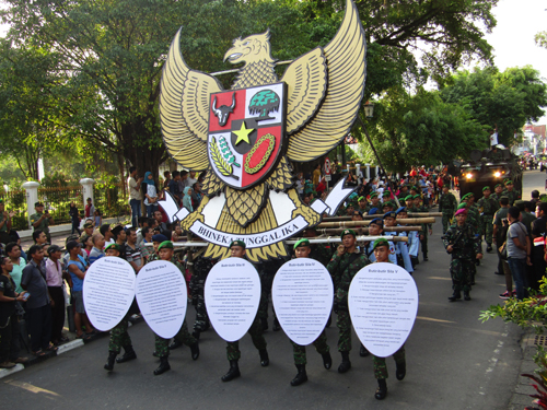 PERINGATAN HARI KELAHIRAN PANCASILA  DIPERINGATI   SEBAGAI FALSAFAH DAN PANDANGAN HIDUP BANGSA
