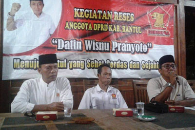Dewan Ini Pesan Bantuan Dari Pemerintah Bantul Jangan di Salah Sasaran 