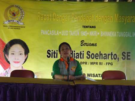 Titik  Soeharto "Lunturnya Pemahaman 4 Pilar Mengancam Kekokohan Negara