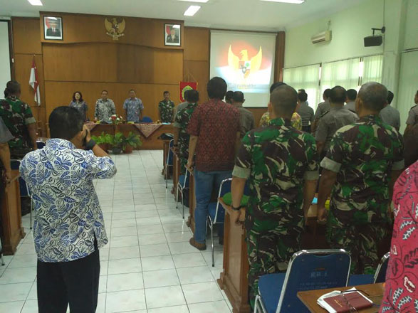 Gunungkidul launching pergub Jaga warga dalam upaya untuk melakukan kewaspadaan kesatuan bangsa 