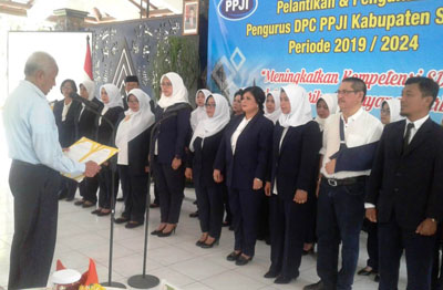 Pengurus DPC PPJI Sleman Di Kukuhkan ‘Nich Pengurusnya 