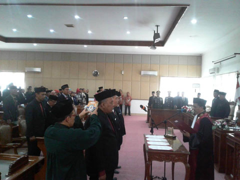 Hasil Pileg 2019 'Nur Subiyantoro dan Hanung Nugroho Kembali Duduki Singgasana Pimpinan DPRD Bantul