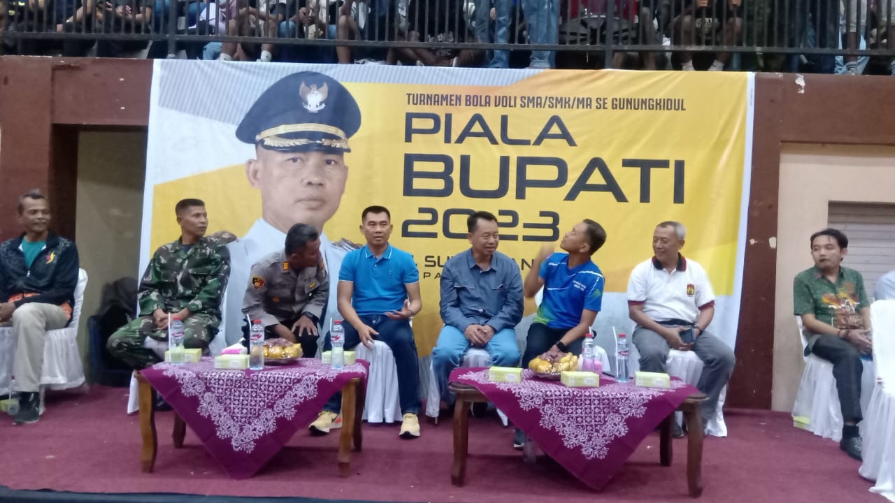 Turnamen Bola Voly  Pelajar Se Gunungkidul  2023 Meriah 