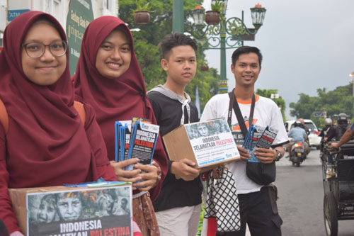 Palestina di Blokade Israel ‘Relawan Jogja gelar Aksi Indonesia Selamatkan Palestina