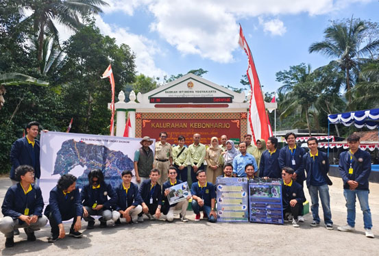 Mahasiswa KKN ITNY Tim 6 Luncurkan Peta Edukasi Mitigasi Bencana Alam Di Kebonharjo  Kulon  Progo