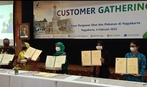 Balai Besar POM Yogyakarta Laksanakan Kegiatan Customer Gathering 